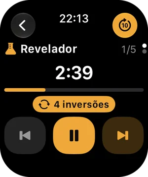O timer no Apple Watch